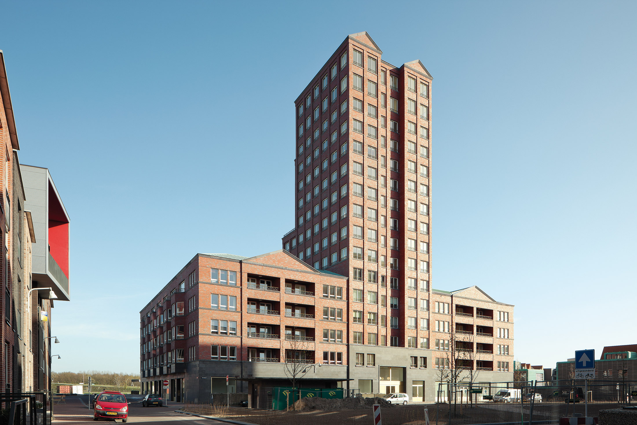 Foto van een gebouw ontworpen door Pols Architecten